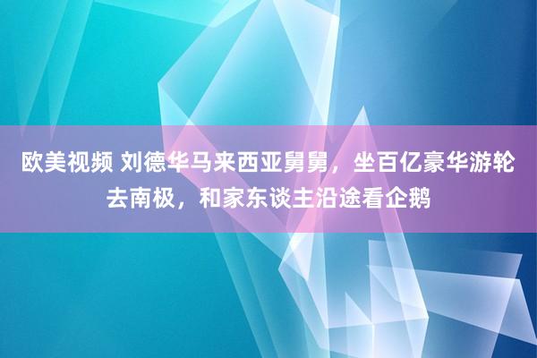 欧美视频 刘德华马来西亚舅舅,坐百亿豪华游轮去南极,和家东谈主沿途看企鹅