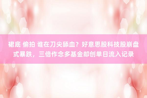 裙底 偷拍 谁在刀尖舔血？好意思股科技股崩盘式暴跌，三倍作念多基金却创单日流入记录